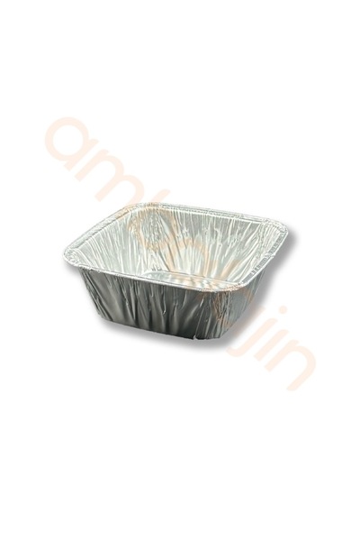 Home 100 Adet Alüminyum Aşure Tatlı Kasesi Sütlaç Kabı Tatlı Kase Aliminyum