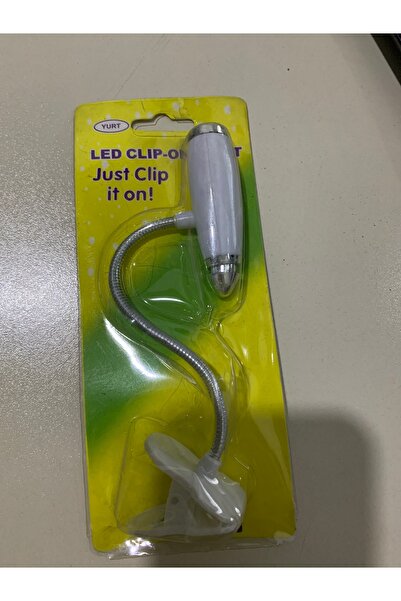 abnturk Oynar başlıklı 1 ledli ufo model Mandallı ledli kitap okuma masa lambası