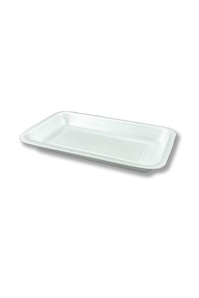 Home 1000Gr Foam Plate - Butcher Container Meat Plate 50 Pieces