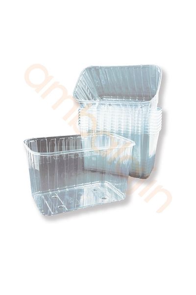 Home 1000Gr Shawl Plastic - 100 Fruit Containers