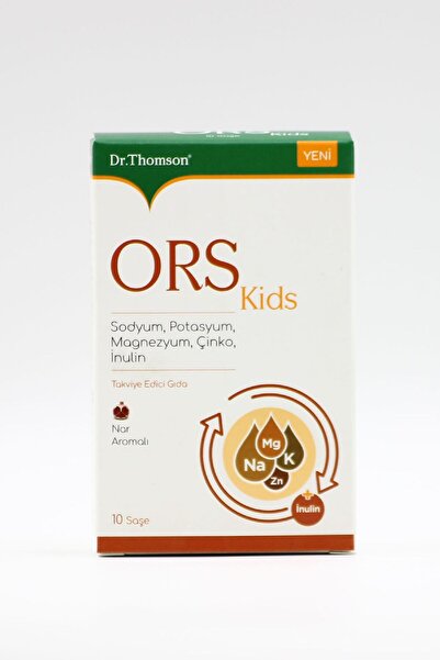 Dr. Thomson Ors Kids Na Potasyum Magnezyum Çinko İnulin İçeren Nar Aromalı 10...