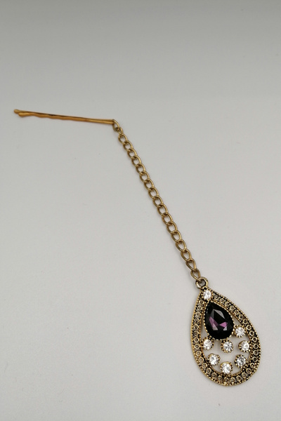 Kaftan Collection إكسسوار شعر هندي جبيرة