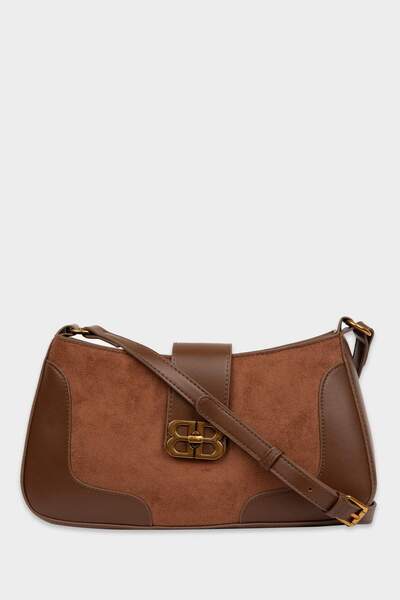 DeFacto حقيبة كتف نسائية من جلد الغزال 3164343