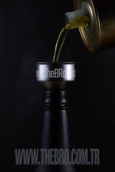 TheBRo Multi-Purpose 4.8cm Mini Steel Metal Funnel, Oil Pot Oil Pot Funnel
