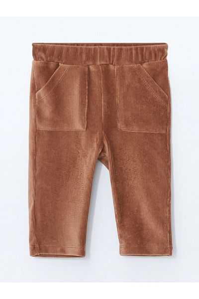 LC Waikiki Elastic Waist Velvet Baby Boy Trousers