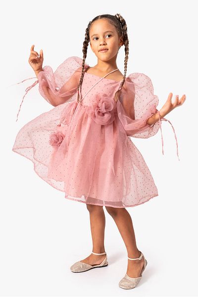 Porland Tulle Evening Girl's Dress (Pomelle)