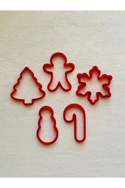 Empressco New year's cookie cutter set 1 8cm