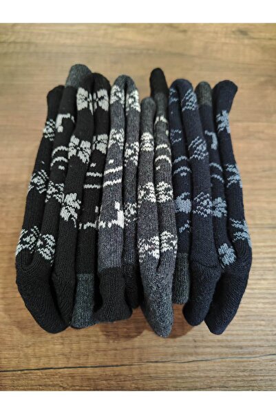 Leement socks Дамски чорапи за дома с 3 чифта неплъзгащи се коремни щампи и кърпа вътре