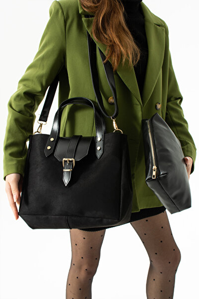 İAMBTŞY Geantă de mână și de umăr pentru femei Puppy piele de căprioară Noul ...