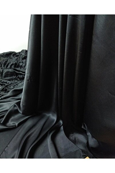 Kumaş Parça Satin Black (Width 140 cm X Length 265 cm)