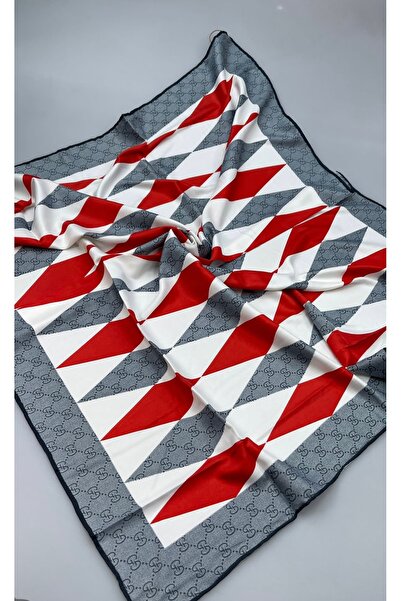Twill Polyester Desenli Eşarp