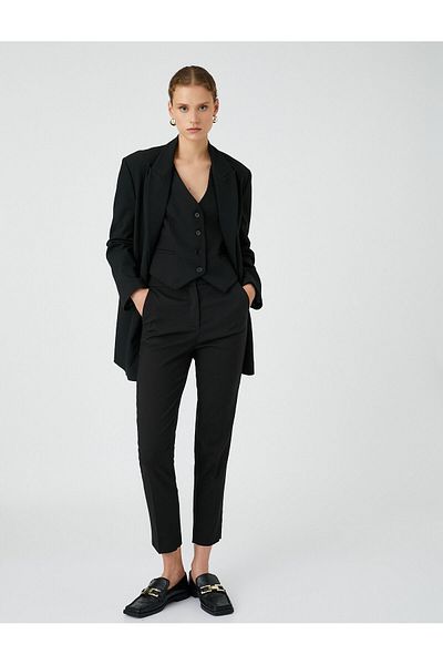 Koton Cigarette Pants High Waist Skinny