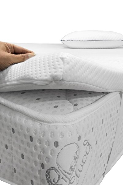 Genel Markalar Eliana Home Kuş Tüyü Ortopedik Uyku Pedi – Yatak Pedi – Yatak ...