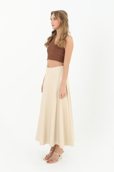 Puane Γυναικεία φούστα με λεπτομέρεια με ραφές 18202