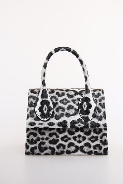 weem bag Γυναικεία τσάντα Palermo με μονό χερούλι Weembag Leopard Pattern