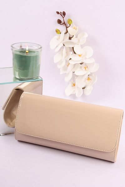 weem bag Γυναικεία τσάντα Weembag λουστρίνι Clamshell Portfolio Valencia