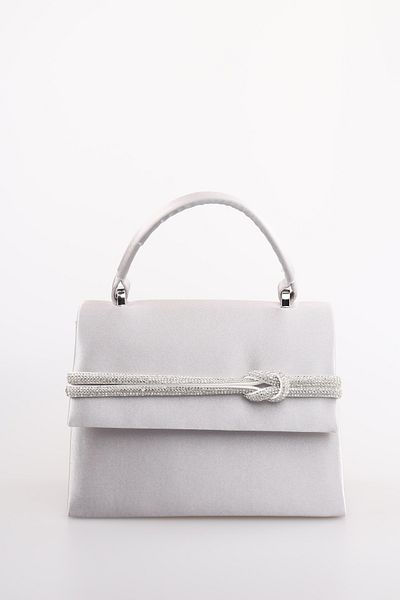 weem bag Γυναικεία τσάντα Weembag Satin Handle Knot Stripe Venezia