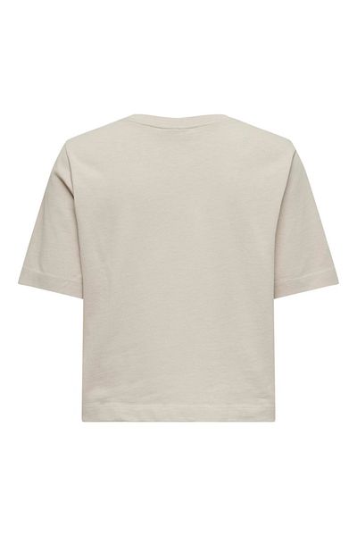 ONLY ONLSILVINA Μπεζ γυναικείο φούτερ - S/S TOP SWT - O15324994