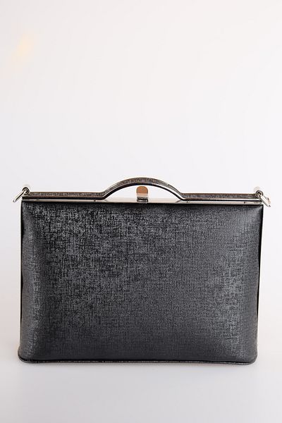 weem bag Чанта клъч Weembag 126 с матово дъно и райета | Модерен раиран дизайн