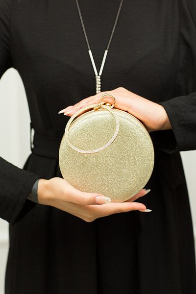 weem bag Τσάντα βραδινού φορέματος Weembag 155 Sand Glitter Bracelet |   Λαμπερή κομψή τσάντα