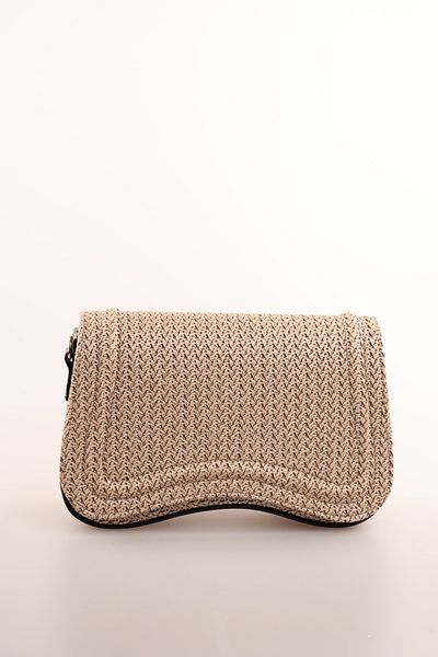 weem bag Дамска чанта Weembag Straw Floki Clutch Siena