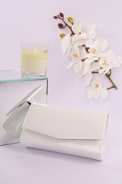 weem bag Geantă pentru rochie de seară Weembag 201 din piele lacuată |   Design luminos și elegant