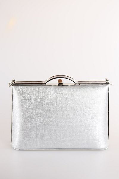 weem bag Чанта клъч Weembag 126 с матово дъно и райета | Модерен раиран дизайн