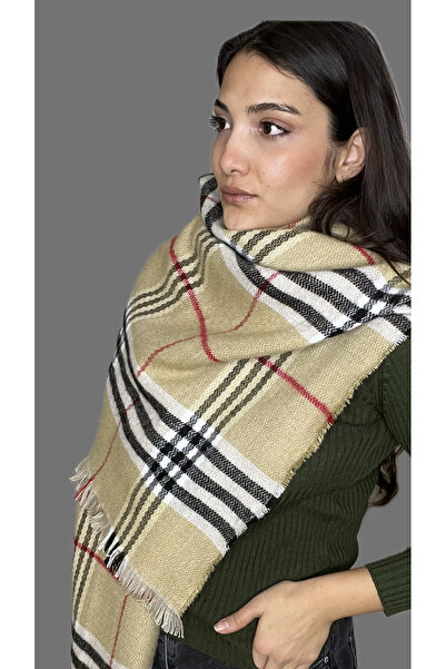 laviyonsa Eșarfe și șal largi de iarnă în carouri groase