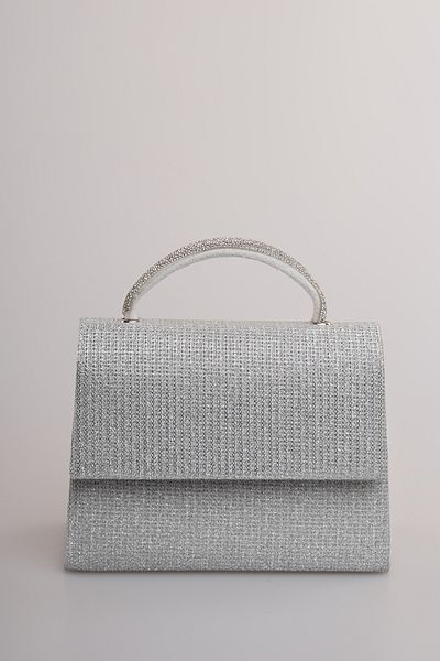 weem bag Γυναικεία τσάντα Weembag Striped Çupra Stone Handle Napoli
