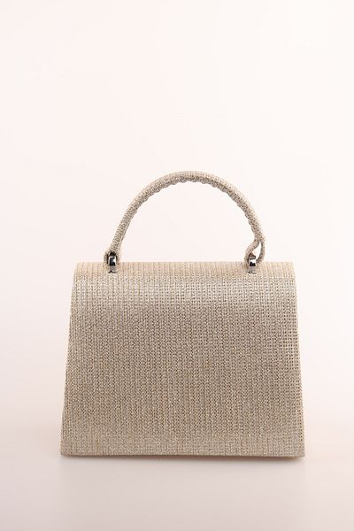 weem bag Geantă Venezia pentru femei Weembag cu mâner cu dungi cu nod