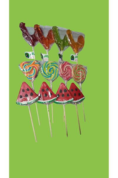 Arslan Şekerleme Karışık 12 li horoz şekeri , sosyete şekeri ve karpuz dilimli şeker