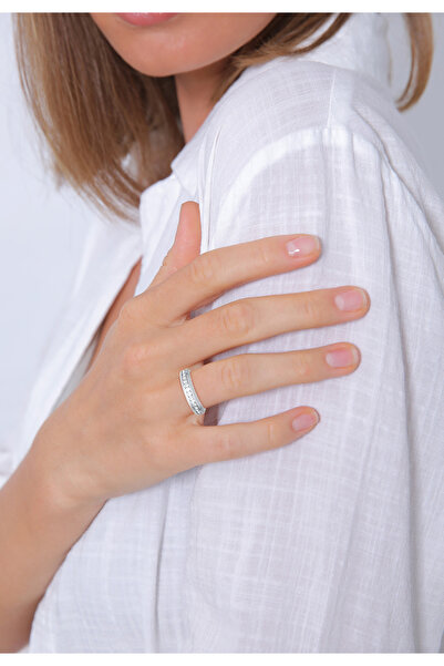 ELLI Dámský koktejlový prsten s krystaly ze sterlingového stříbra 925