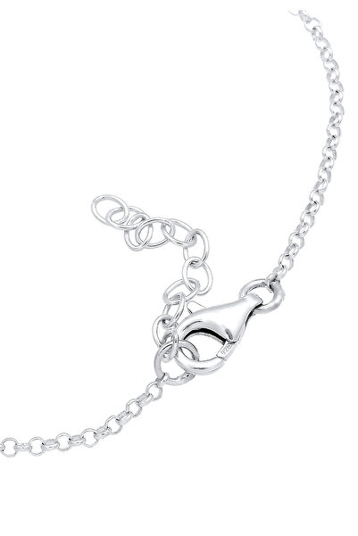 ELLI Brățară cu simbolul inimii și globului din argint 925