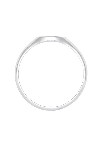 ELLI Prsten Matte Oval Geo Basic 925 Sterling Silver