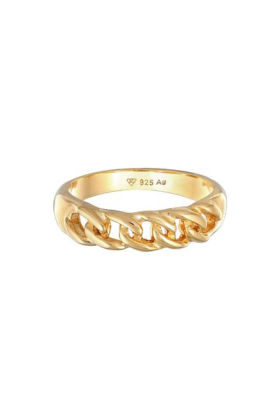 ELLI Ring Ladies Knots Chains Design In 925 Sterling Silver