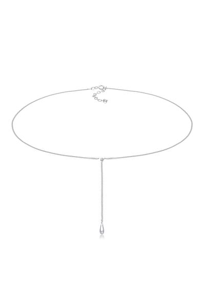 ELLI Náhrdelník Dámský obojek Drop Ball Boho In 925 Sterling Silver