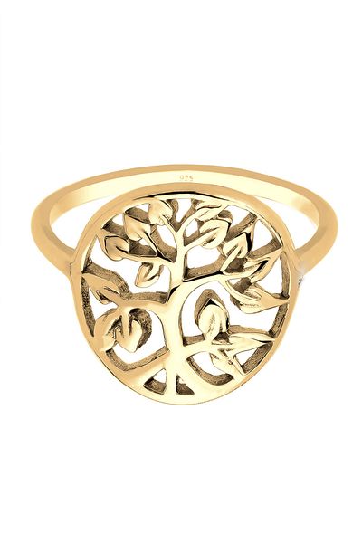 ELLI Ring Ladies Tree Of Life Symbol Floral In 925 Sterling Silver