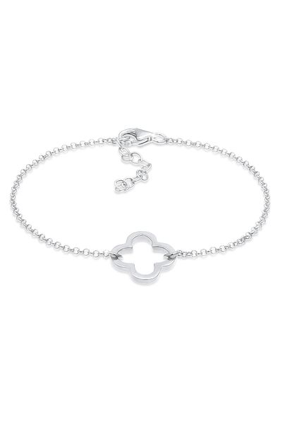 ELLI Bratara Femeie Talisman Decupat Shamrock Din Argint Sterling 925