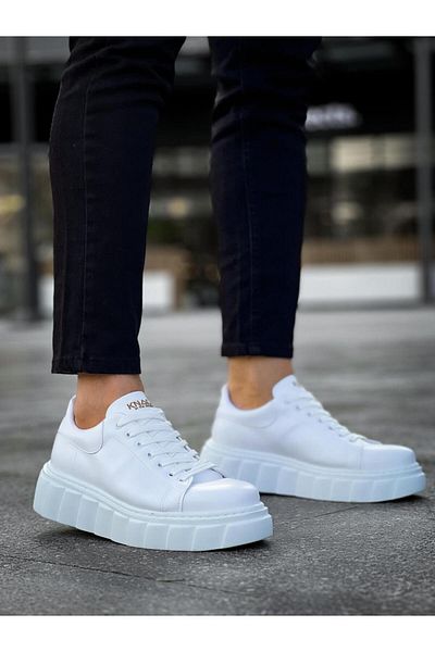 BilfolD High Sole Casual Shoes White