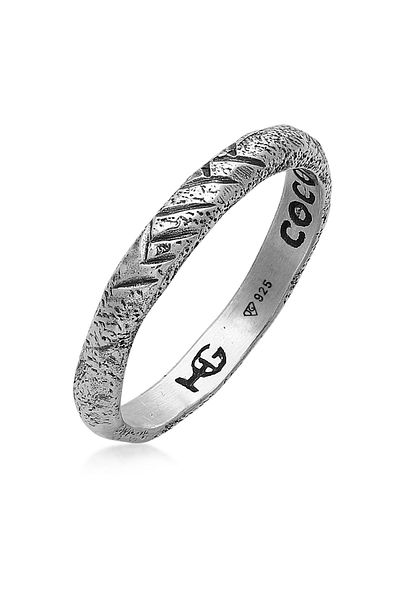 HAZE & GLORY Ring Hg - Ring Herren Aus 925 Sterling Silber, Schmuck Herren, Silberring Oxidiert, Sta