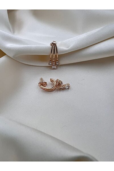 BB XUPİNG ÜÇLÜ GÖRÜNÜMLÜ SALLANTILI KÜPE