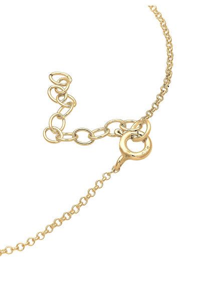 ELLI Dámský náramek s přívěskem Solitaire Basic se skleněnými krystaly ze sterlingového stříbra 925