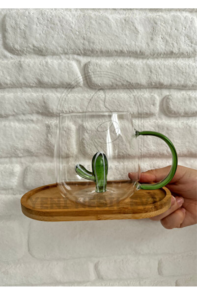 yeninesilevim İçi Üç Boyutlu Renkli Hayvan Figürlü Tombul Cam Kupa Bardak 350 mL