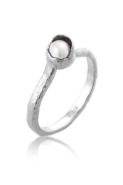 HAZE & GLORY Ring Hg - Ring Damen aus 925 Sterling Silber, Schmuck Damen, Silberring, mit Süßwasser