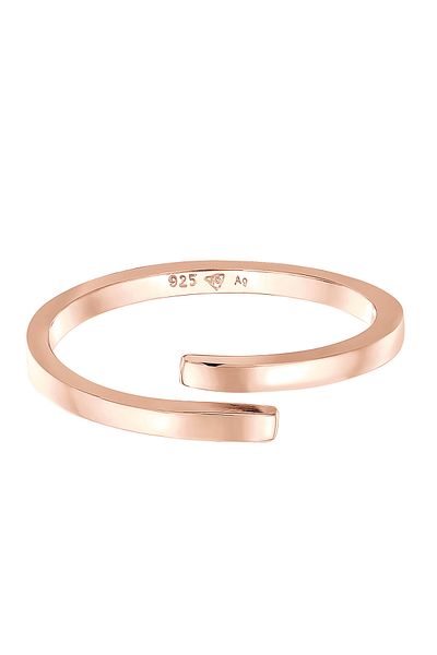 ELLI Inel Geo Trend pentru femei - Argint Sterling 925 Wrap Open