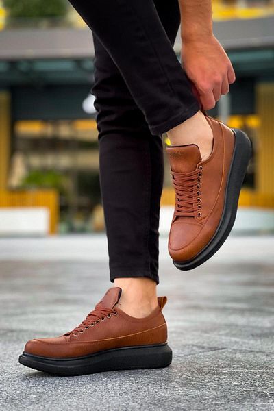 K&A Casual Shoes Tan (Black Sole)