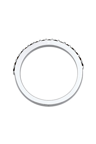 ELLI Dámský prsten Band Memoire s krystaly ze sterlingového stříbra 925