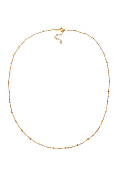 KUZZOI Pánský náhrdelník s kuličkovým vzorem, základní provedení ze sterlingového stříbra 925