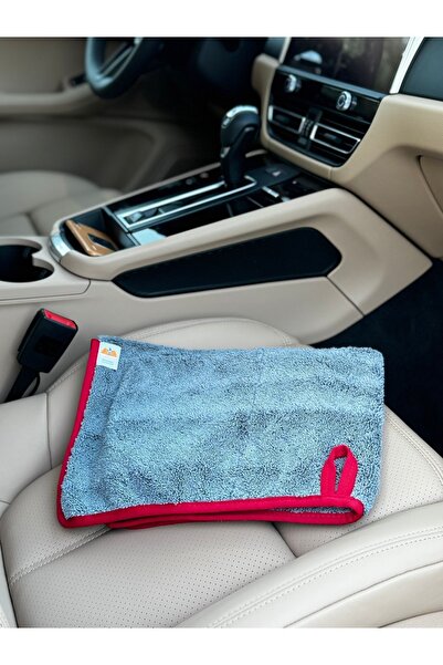 Fine Clean (60X90 CM) Premium Çift Taraflı 600 Gsm Mikrofiber Lüks Oto Yıkama Kurulama, Araba Bezi 1 Adet
