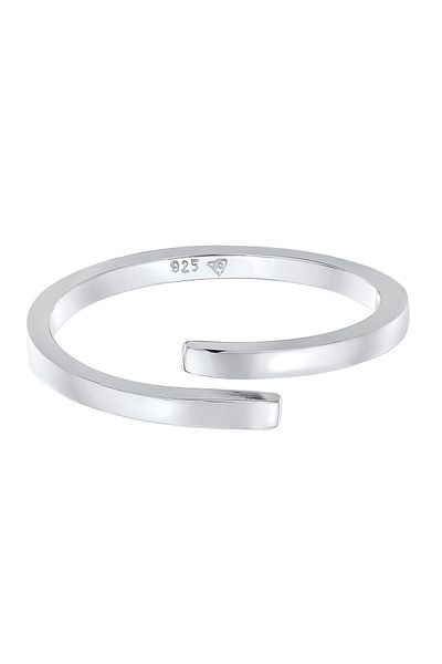 ELLI Inel pentru dama Wrap Open Geo Trend În Argint Sterling 925